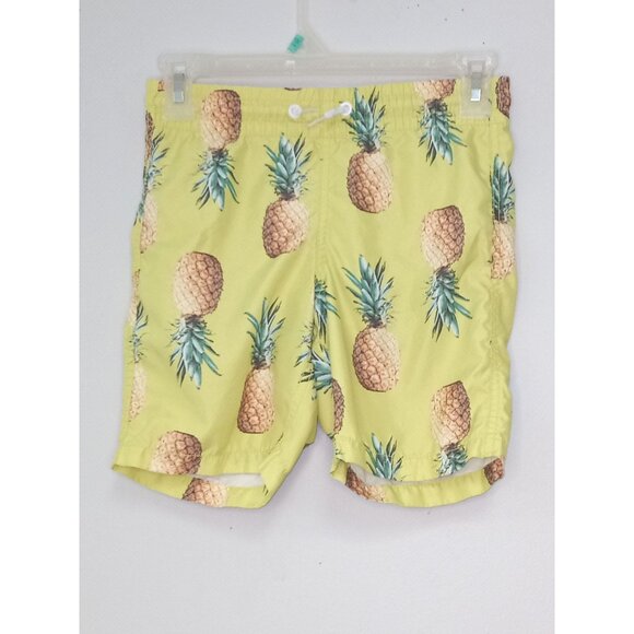 Old Navy Boy's Pineapple Swim Trunks Size Small (6-7) - Picture 1 of 4